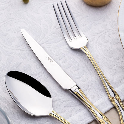 Vlowra 89 Pieces Cutlery Set