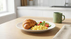 White 6 Porcelain Side Plates | Cake & Dessert Plates 21 cm
