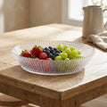 Lumax Glass Serving Plate | Elegant Round Glass Serving Plate (26 cm)