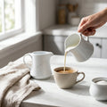 Elise Milk and Creamer Porcelain Pot  | Elegant for Tea & Coffee Serving