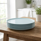 Litblu 6 Porcelain Plate set | Dinner or Steak plate 27 cm