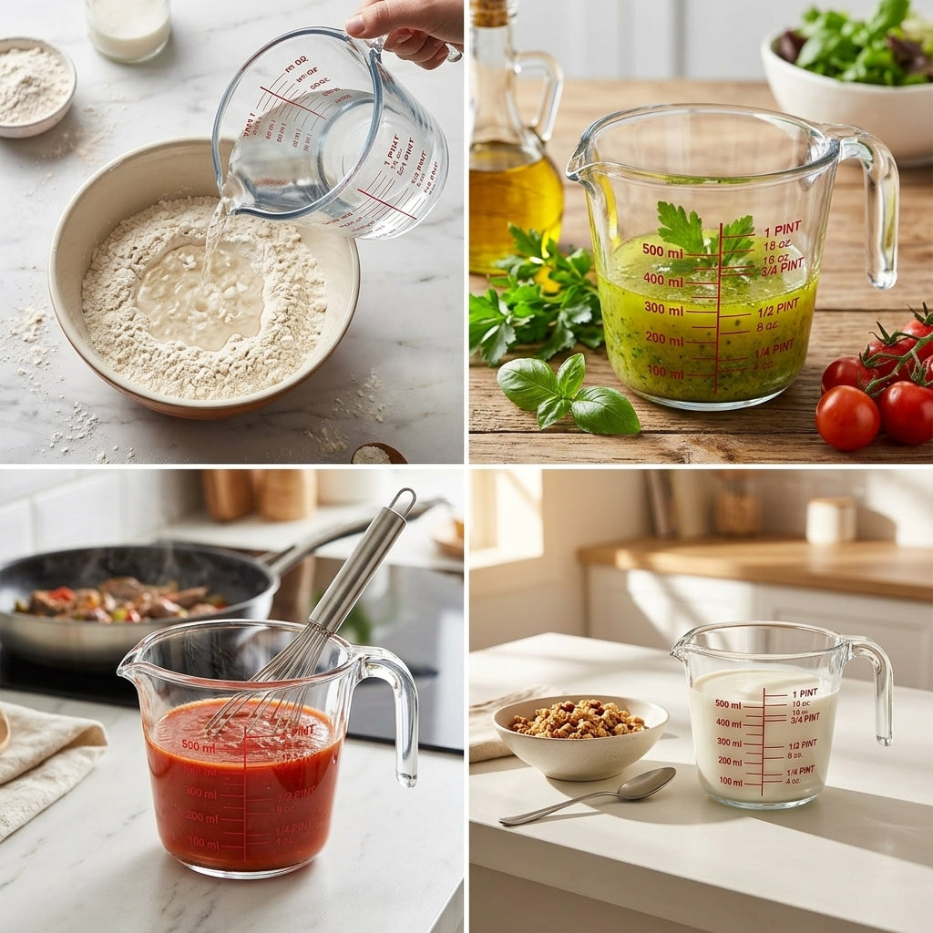 Scalet Borosilicate Glass Measuring Cup 0.5L