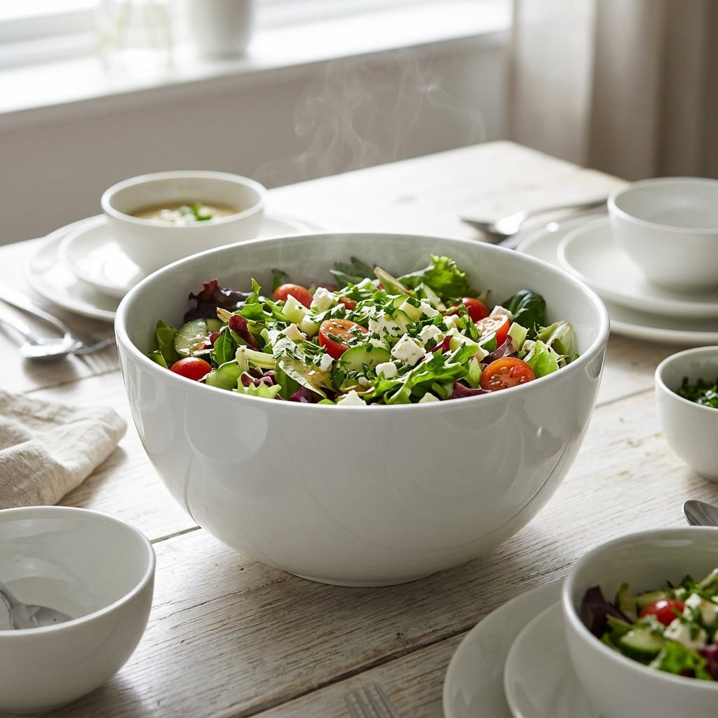 Miggo Salad Porcelain Bowl 19cm | set of two Bowls