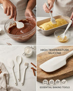 Forma Silicone 3pc Spatula Set - Off-white