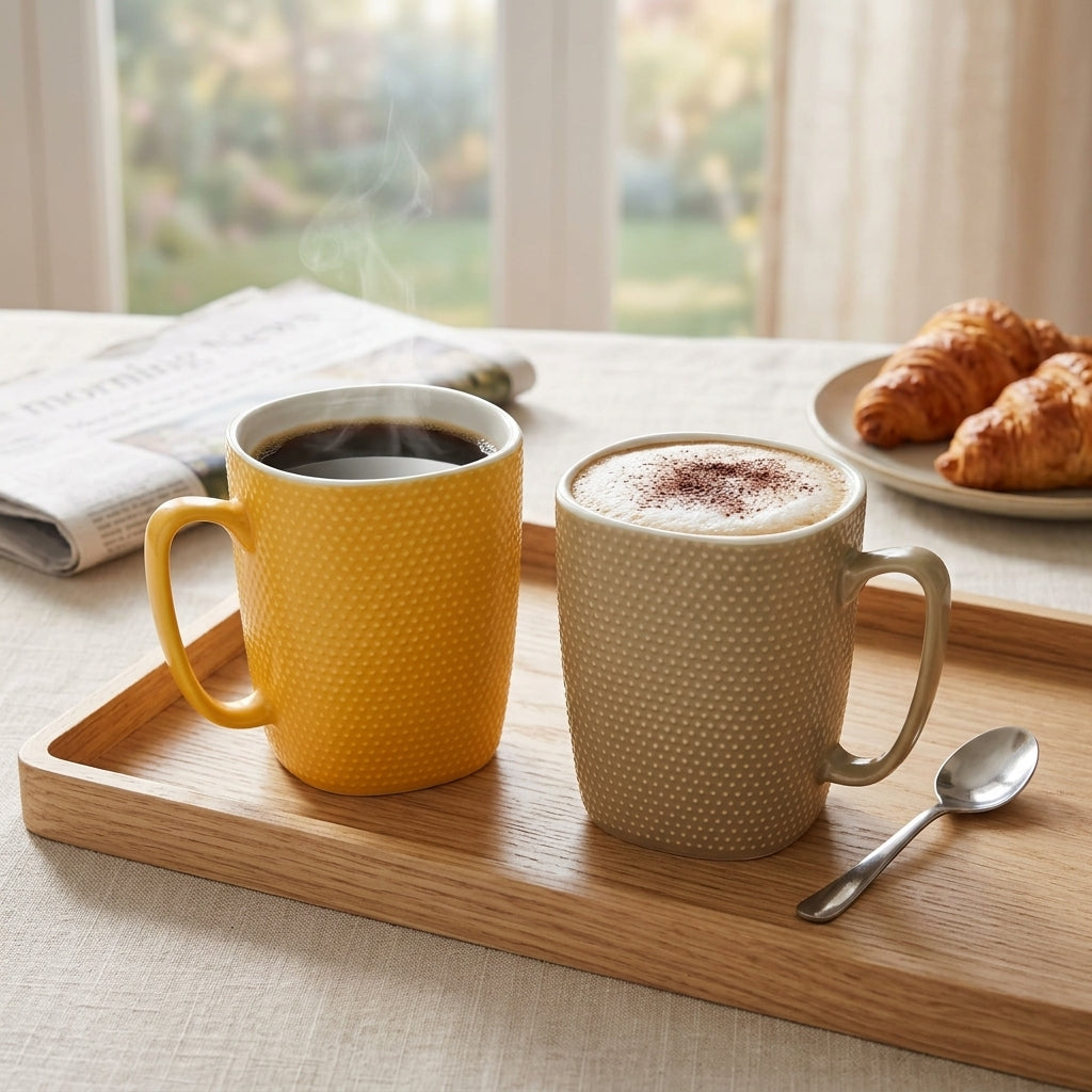 Munch Textured Mug Set for 2