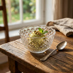 Diamond Glass Bowls Set of 6 Pieces | 11 cm bowls for everyday use