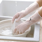 قفازات تنظيف مطاطية مقاومة للماء | Safend Waterproof Rubber Cleaning Gloves, 1 Pair