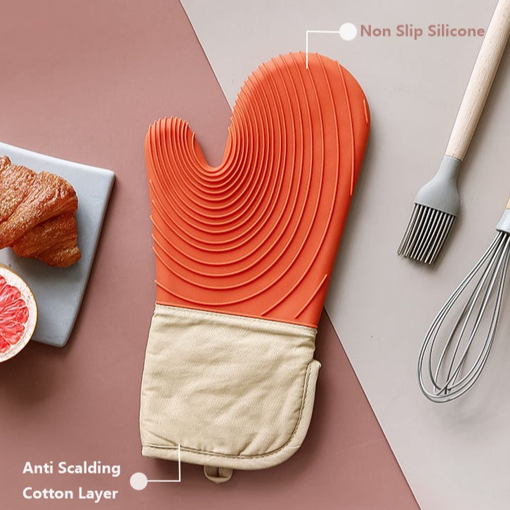Ovener Silicone Oven Mitt | Heat-Resistant Baking Mitt for Kitchen Safety