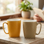 Munch Textured Mug Set for 2