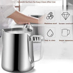 إبريق حليب ستانلس 350مل | للحليب الساخن والبارد | Milk Pitcher