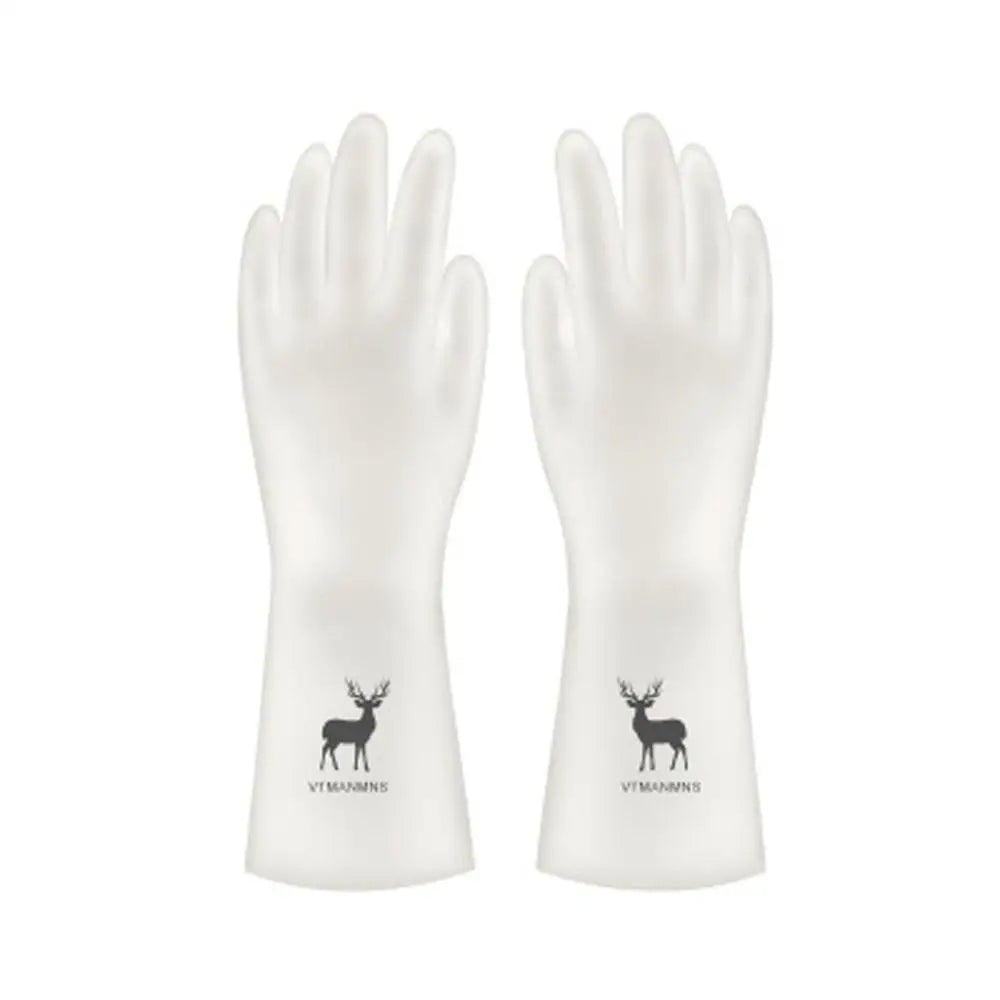 قفازات تنظيف مطاطية مقاومة للماء | Safend Waterproof Rubber Cleaning Gloves, 1 Pair