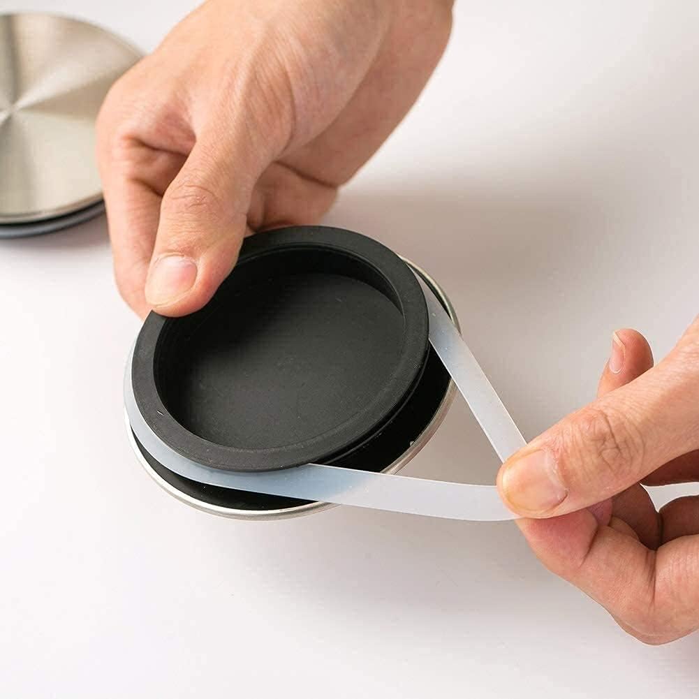 Titin 3 Large Glass Food Storage Jars | Airtight Containers for Kitchen Organization