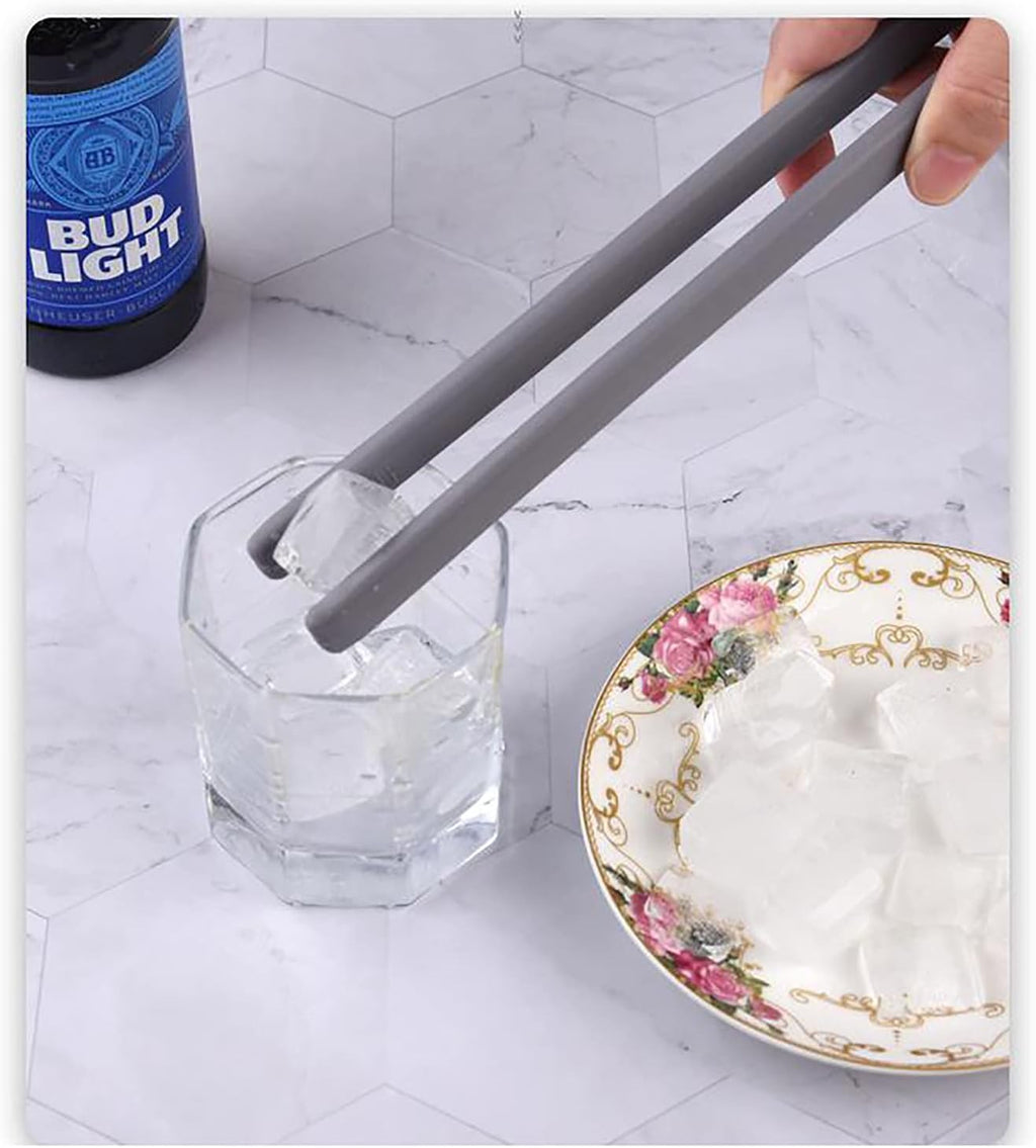 ماسك طعام سيليكون مقاوم للحرارة | Loong Heat-Resistant Silicone Kitchen Tongs