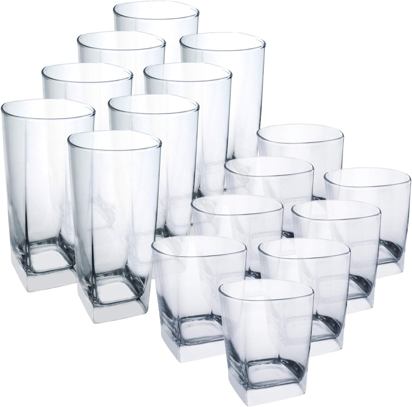 Lemux High/Lowball Glass Set of 12