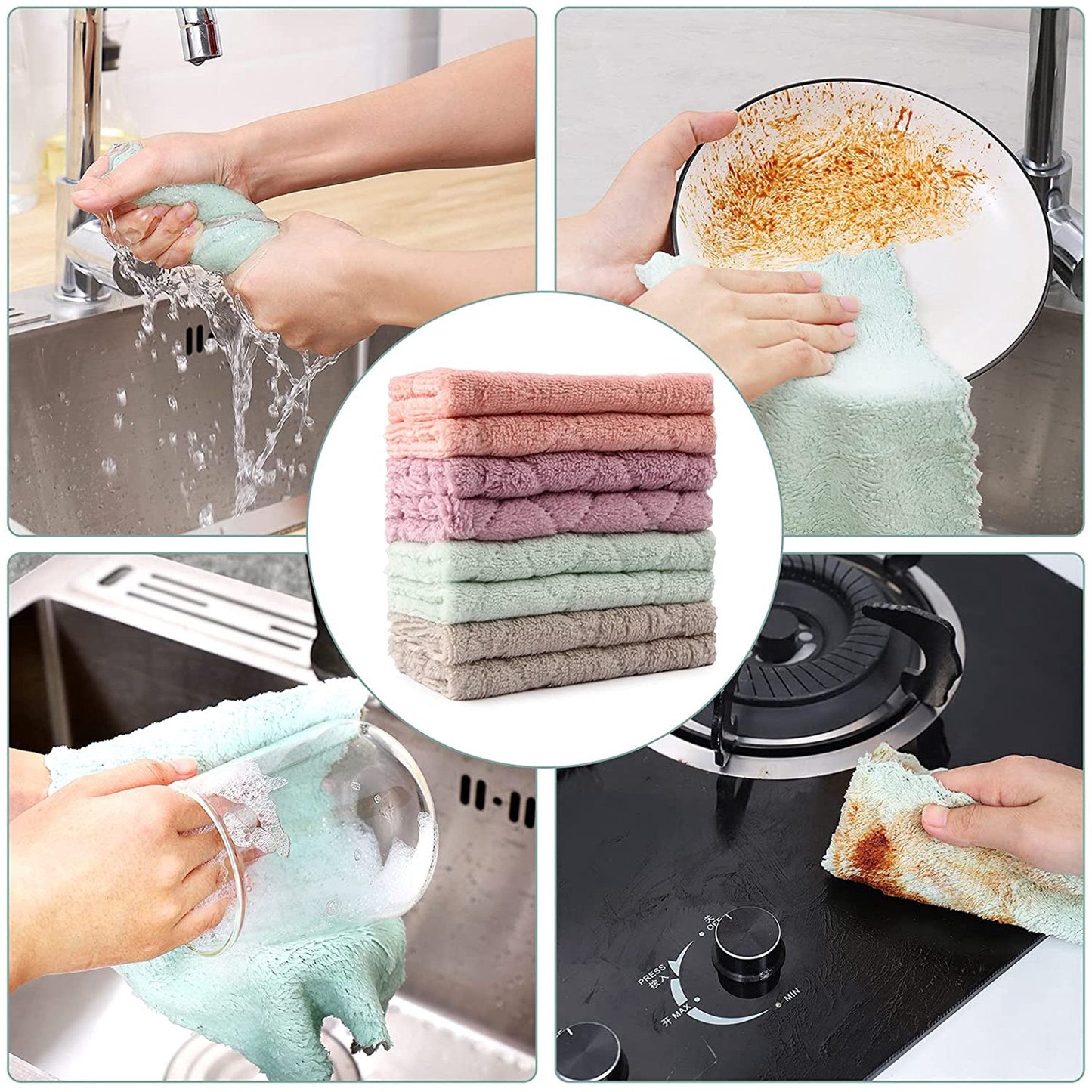 Handi 6 Pack Microfiber Towels