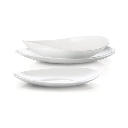 Wavi 18 Piece Opal-Glass Dinner Set