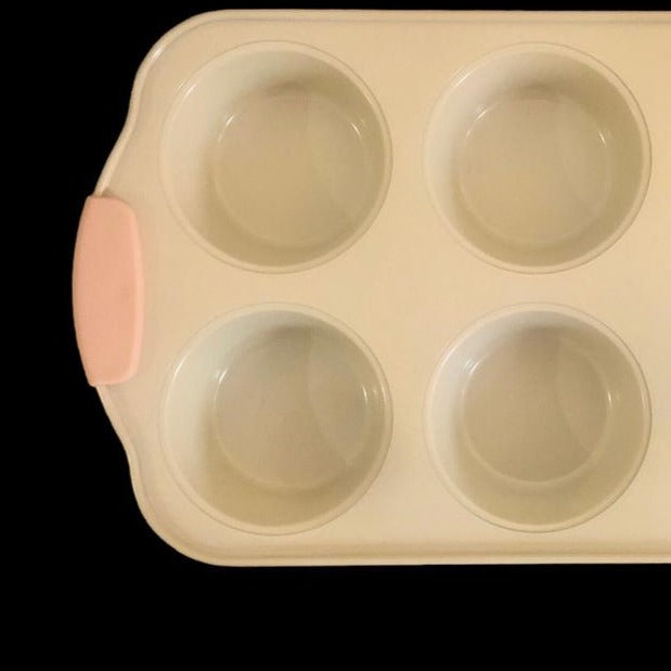 Mufi Non Stick 6 Cup Muffin Tray