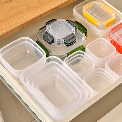 FreshCo Square Fridge Container 3 pc Set - deep