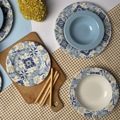 Turqblue 24 Plates Dinner Set