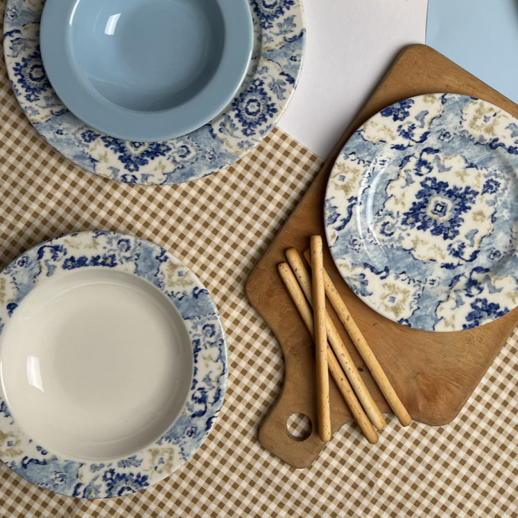 Turqblue 24 Plates Dinner Set