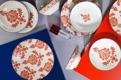 Redrigo dinner set 24 porcelain plates